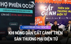 Khi nông dân ‘cất cánh’ trên sàn thương mại điện tử: Livestream thu tiền tỉ!