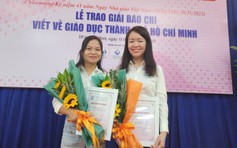 Báo Thanh Niên đạt giải Báo chí vì sự nghiệp phát triển giáo dục TP.HCM