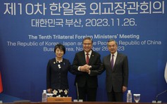 Hàn Quốc, Nhật Bản, Trung Quốc đồng ý sớm họp thượng đỉnh 3 bên