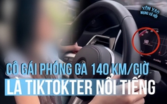 Cô gái TikToker chạy xe BMW 140 km/giờ bị mời làm việc