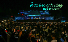 Đại nội Huế lung linh, kỳ ảo trong bữa tiệc ánh sáng Huế by light