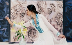 Lụa in cyanotype - 'món quà' thời trang mà tín đồ yêu gam xanh nào cũng mê