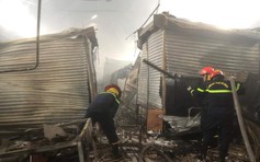 Vụ cháy chợ Khe Tre ở Thừa Thiên-Huế: Hơn 335 gian hàng bị hư hại