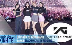 Cổ phiếu YG tăng mạnh sau khi Blackpink tái ký hợp đồng