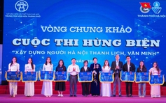 Sinh viên thi hùng biện về xây dựng người Hà Nội thanh lịch, văn minh