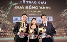 Văn Quyết lần thứ 2 giành Quả bóng vàng Việt Nam