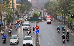 Hà Nội tạm thời chưa cấm đường để thi công cầu vượt chữ C gần 150 tỉ đồng
