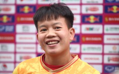 Hậu vệ đội tuyển nữ Việt Nam: 'Huỳnh Như trở lại giúp cầu thủ hưng phấn hơn'