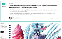 Chuyên gia Trung Quốc 'đấu tố' quan hệ Mỹ - Philippines
