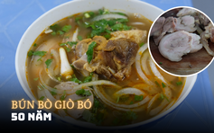 50 năm bún bò giò bó O Hè siêu ngon ở khu Lê Văn Sỹ