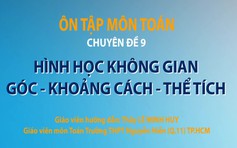 Bí quyết ôn thi tốt nghiệp THPT đạt điểm cao: Chủ đề về hình học không gian