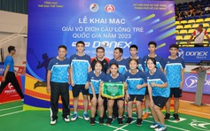 132 tay vợt tham dự giải cầu lông trẻ quốc gia 2023 