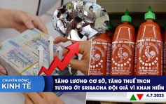 CHUYỂN ĐỘNG KINH TẾ ngày 4.7: Tăng lương cơ sở, tăng thuế TNCN | Tương ớt Sriracha giá 70 USD/chai
