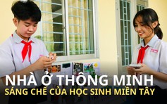 Học sinh sáng chế nhà ở thông minh, điều khiển thiết bị bằng giọng nói