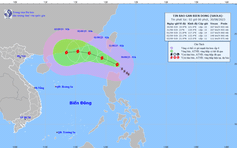 Tin tức thời tiết hôm nay 30.8.2023: Bão Sao La mạnh cấp 15 đi vào Biển Đông