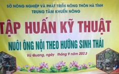 Sự thật về tấm phông tập huấn 'Nuôi ông nội theo hướng sinh thái'