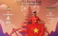 Tay vợt Trương Quang Vũ xuất sắc đoạt huy chương vàng giải pickleball thế giới