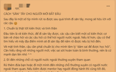 Rèn luyện ngoại ngữ bằng cách ‘săn Tây’?