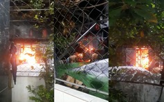 Cháy nhà lúc rạng sáng ở TP.HCM, 1 người chết, 3 người leo ban công thoát nạn