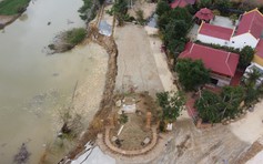 Xử lý cấp bách tình trạng sạt lở bờ sông, bảo vệ đền thờ quan Hoàng Mười
