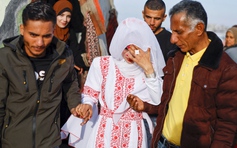 Đám cưới tại trại tị nạn Gaza: Hạnh phúc không trọn vẹn