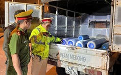 Đà Nẵng: Liên tiếp chặn bắt xe tải chở khí cười