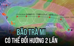 Bão Trà Mi (bão số 6) di chuyển nhanh, tiến thẳng Đà Nẵng