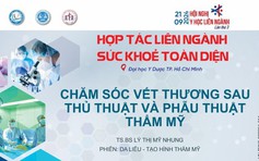 Chăm sóc vết thương sau thủ thuật và phẫu thuật thẩm mỹ