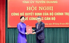 Chủ tịch Hội Liên hiệp phụ nữ Việt Nam làm Bí thư Tỉnh ủy Tuyên Quang