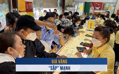 Biến động vàng ngày 12.11: Giá vàng “sập” mạnh