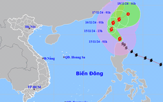 Tin tức thời tiết hôm nay 15.11.2024: Bão số 8 suy yếu, Biển Đông bão nối bão