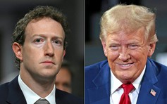 Ông Trump ăn tối với tỉ phú Mark Zuckerberg