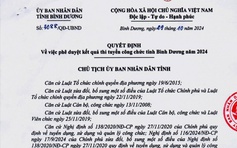 Bình Dương: Nhiều người có trình độ thạc sĩ bị rớt trong kỳ thi tuyển công chức