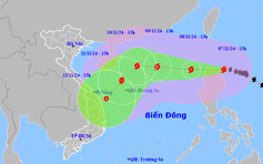 Bão Yinxing đang mạnh cấp 15, hướng thẳng miền Trung