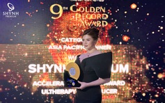 Shynh Premium nhận vinh danh 'Accelerated Growth Ultherapy Transducer' tại Golden Record Award 2024