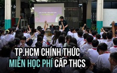 TP.HCM chính thức công bố miễn học phí cấp THCS