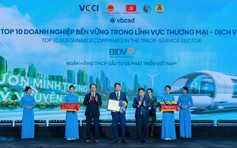 BIDV lần thứ 6 vào Top 10 Doanh nghiệp bền vững lĩnh vực Thương mại Dịch vụ