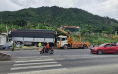 Khánh Hòa: Tông xe liên hoàn trên QL1, nhiều người bị thương