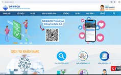 Dawaco có giao diện website mới, hỗ trợ tối đa tiện ích khách hàng