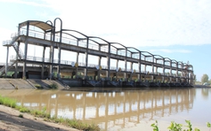 Bến Tre: Nạo vét 10 triệu m3 cát sông Ba Lai kết hợp làm 'túi' trữ nước ngọt