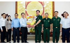 Trưởng ban Tuyên giáo T.Ư chúc tết Bộ đội biên phòng Tiền Giang