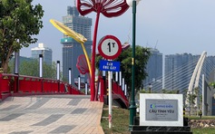 Sông Sài Gòn bỗng có cầu Tình Yêu bắc ngang, vì sao có chuyện này?