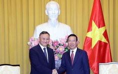 Chủ tịch nước Võ Văn Thưởng tiếp Viện trưởng 
Viện Kiểm sát Mông Cổ