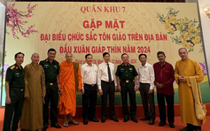 Quân khu 7 gắn kết nghĩa tình với đồng bào tôn giáo