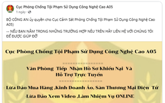 Cảnh giác các fanpage, ứng dụng giả mạo cơ quan công an