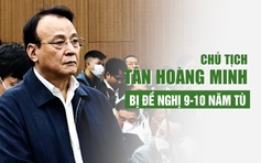 Xét xử vụ án Tân Hoàng Minh: Bị cáo Đỗ Anh Dũng bị đề nghị 9 - 10 năm tù