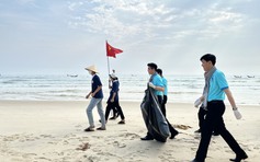 Thanh niên Quảng Trị và TP.HCM chung tay làm sạch biển