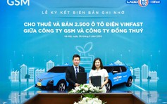 Taxi Lado mua, thuê hàng ngàn ô tô điện VinFast