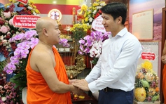 Anh Nguyễn Ngọc Lương thăm và chúc tết Chôl Chnăm Thmây của đồng bào Khmer