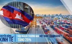 Kim ngạch thương mại Việt Nam - Campuchia tăng 25%